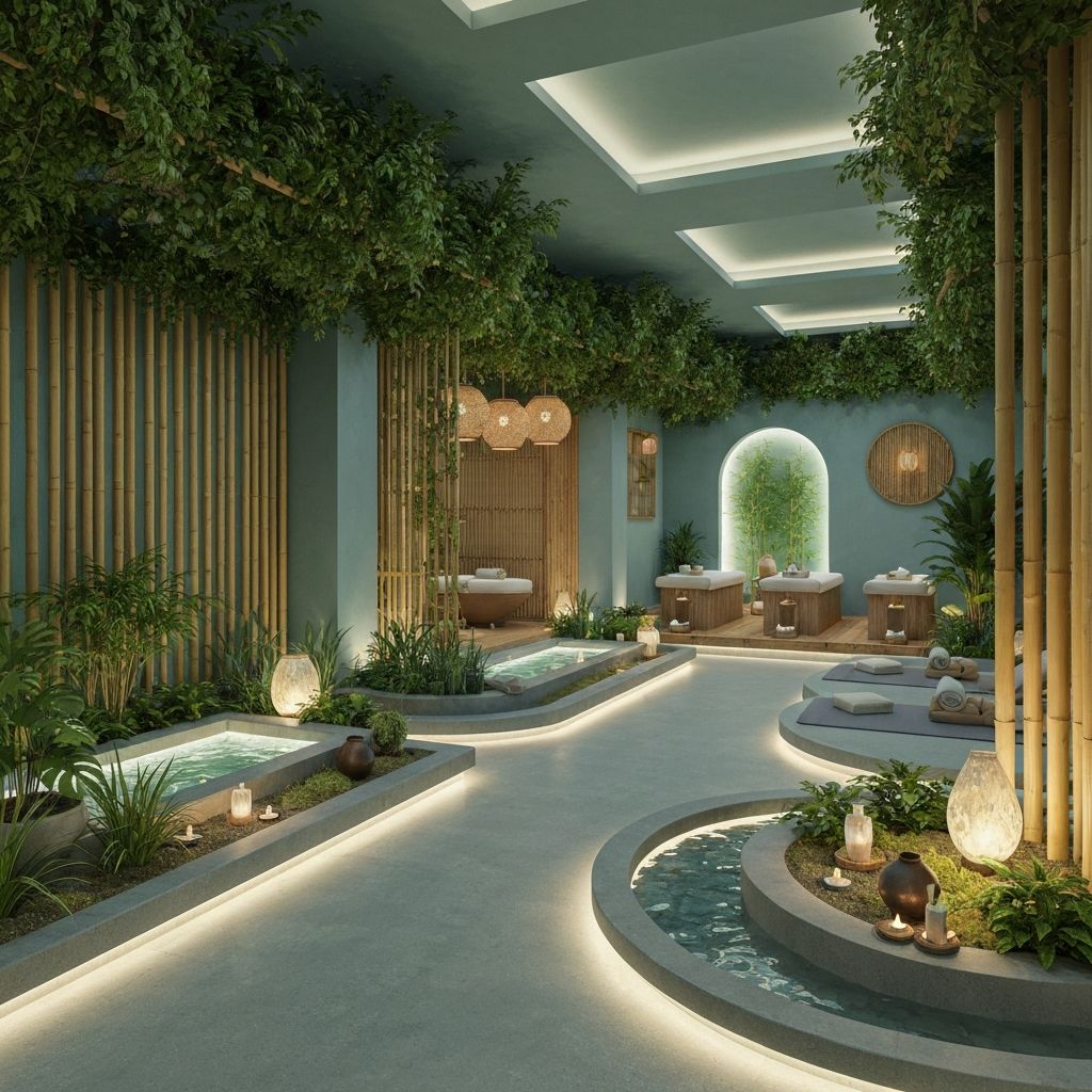 Luxury spa atmosphere